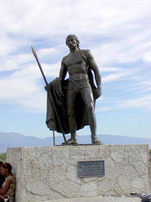 Statua di cacique Enriquillo Tainos, Rep. Dominicana
