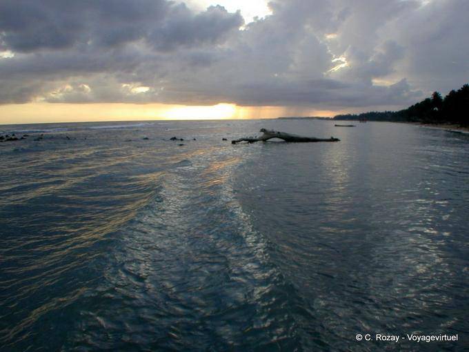 Atmosfera del mare al tramonto, Juan Dolio, Rep. Dominicana