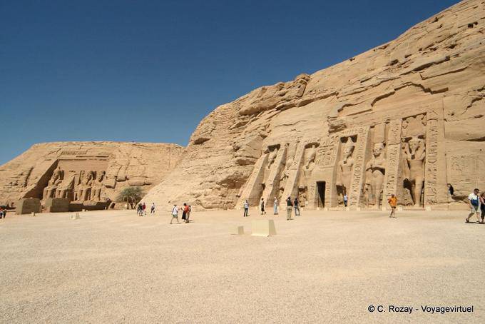 Panoramica del sito, Abu Simbel - Egitto