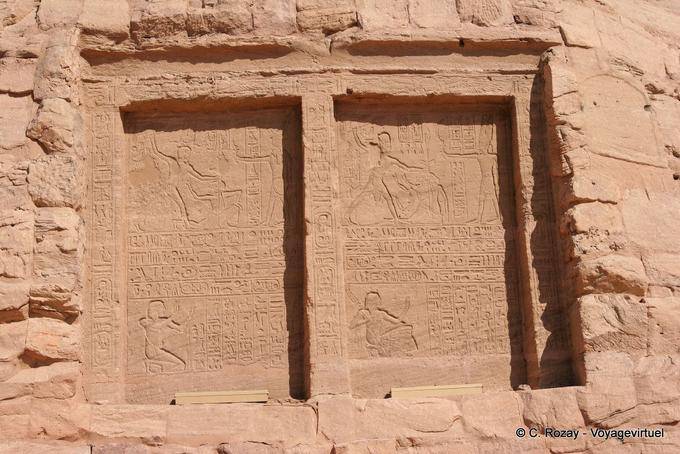 Meha pilone del tempio, Abu Simbel - Egitto