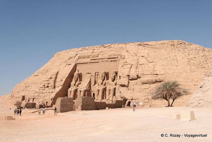 Panoramic Hill Grande Tempio dedicato a Amun-Re e Re-Horakhty, Abu Simbel - Egitto