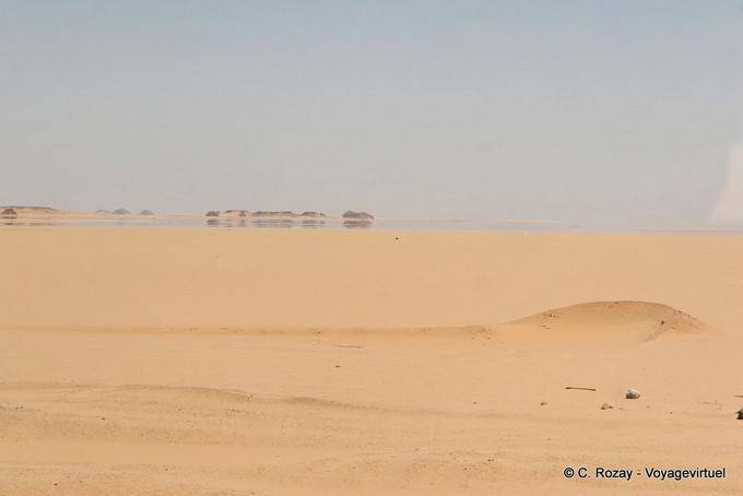 Mirage sulla strada per Abu Simbel - Egitto