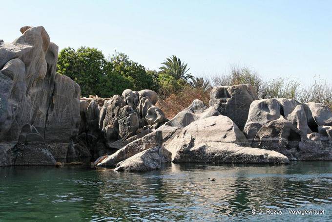 Rocce Elephantine Island, Assuan - Egitto