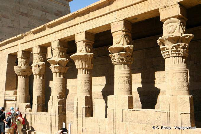La Casa Natale (Mamisi) nel tempio di Iside, Philae - Egitto