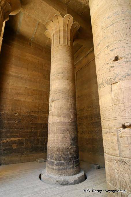Colonna Pronao, Tempio di Philae - Egitto
