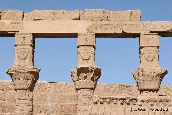 Kiosk Hall of Nectanebo, Tempio di Philae - Egitto