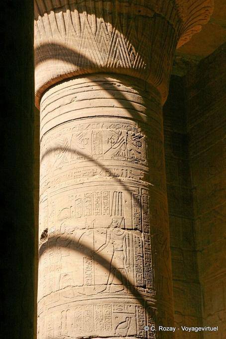 Colonna del tempio di Iside, Philae - Egitto