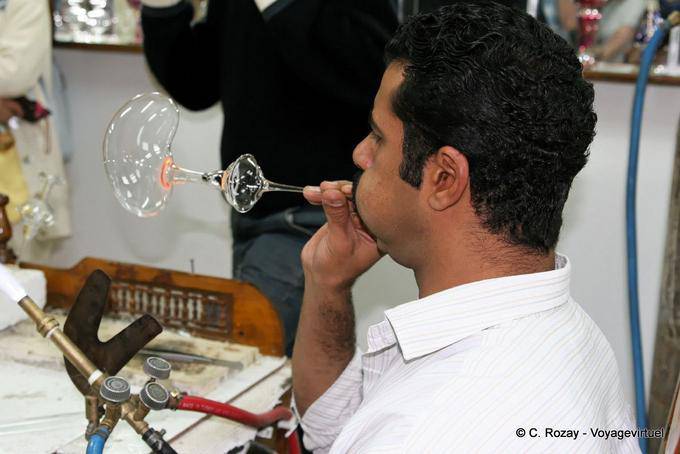 Vetro soffiato, Aswan - Egitto