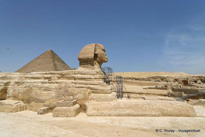 Le zampe della Sfinge di Giza - Egitto