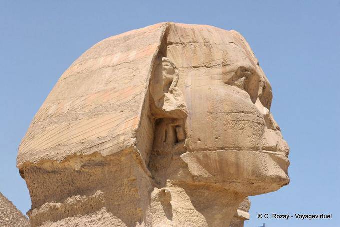 La testa della Sfinge, Giza - Egitto