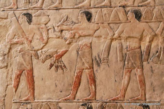 Portatori offerta, mastaba di Mereruka, Saqqara - Egitto
