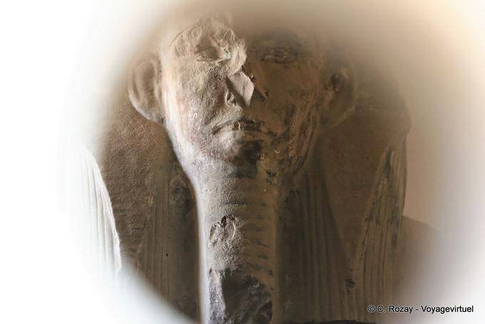 Serdab della statua del re Djoser, Saqqara - Egitto