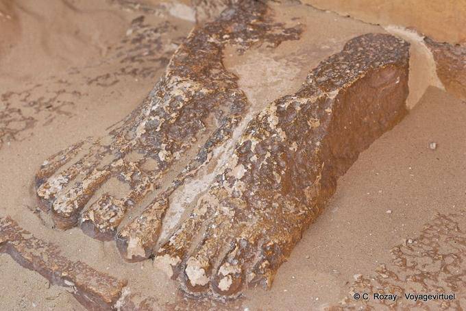 Statua di piedi, Djoser, Saqqara - Egitto
