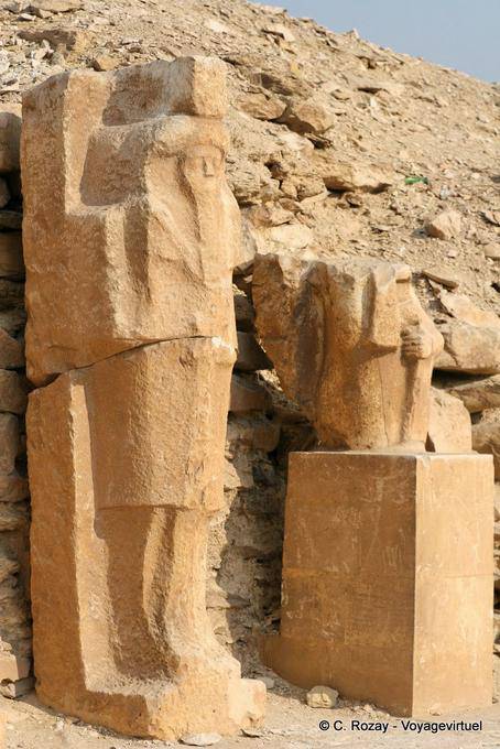Cariatidi statue di Djoser, Saqqara - Egitto