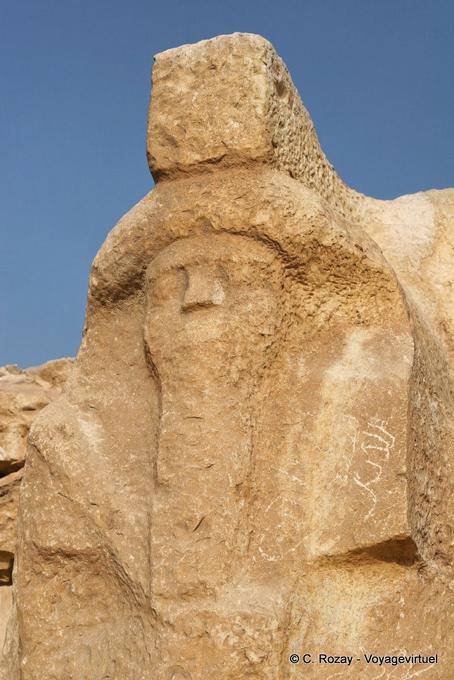 Head First colossi Osiride, Djoser, Saqqara - Egitto