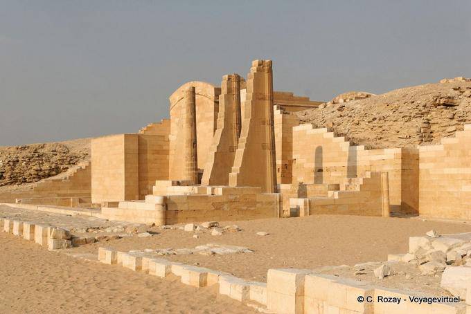 Rovine del Tempio T, Saqqara, Djoser - Egitto