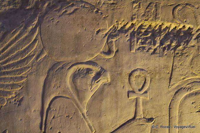 Ritratto di Horus Haroeris Tempio di Kom Ombo - Egitto