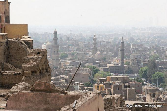 Minartes visto dalla Cittadella, Cairo - Egitto