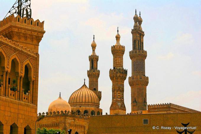 Foresta di minareti, di Al-Azhar Mosque, Cairo - Egitto