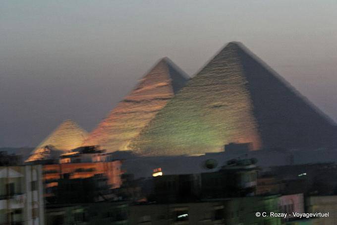 Luci delle Piramidi, Cairo - Egitto