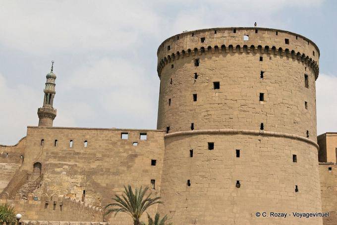 La torre della Cittadella di Saladino, Cairo - Egitto