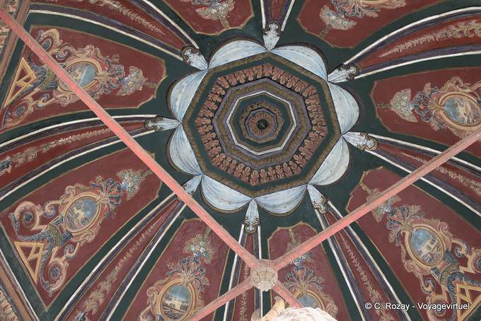 Effetto della pittura di stile di una cupola, Mehemet Ali, Cairo - Egitto