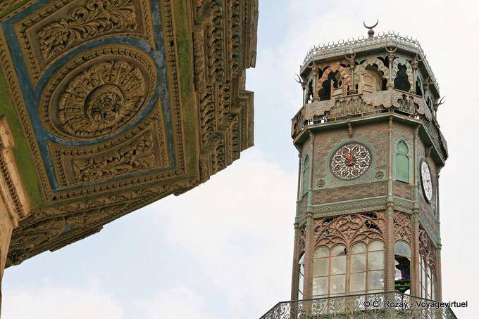 Clock Luigi Filippo scambiata contro l'obelisco di Parigi, Il Cairo - Egitto