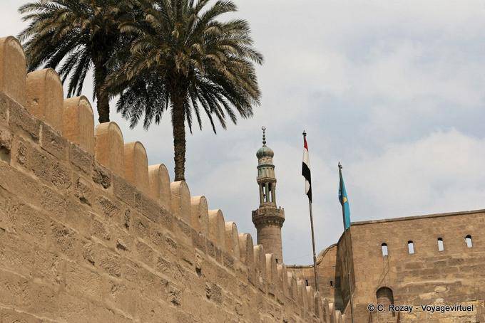Merli del muro della Cittadella Saladino, Cairo - Egitto