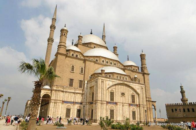 Mohamed Ali Mosque, vista posteriore, Cairo - Egitto