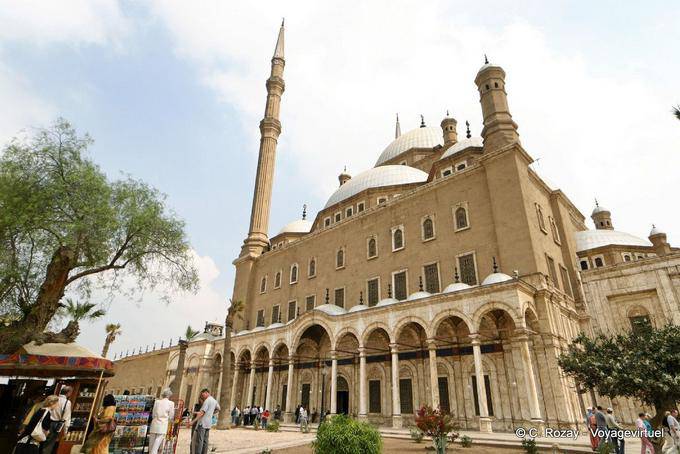 Facciata in stile ottomano, Mohammed Ali Mosque, Cairo - Egitto