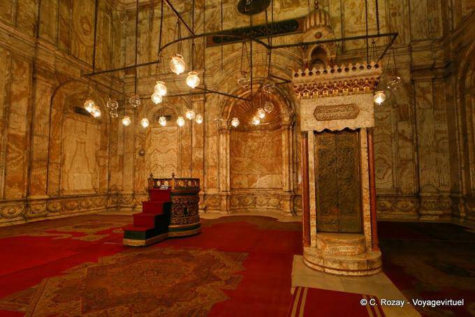 Il mihrab, Mohammed Ali Mosque, Cairo - Egitto