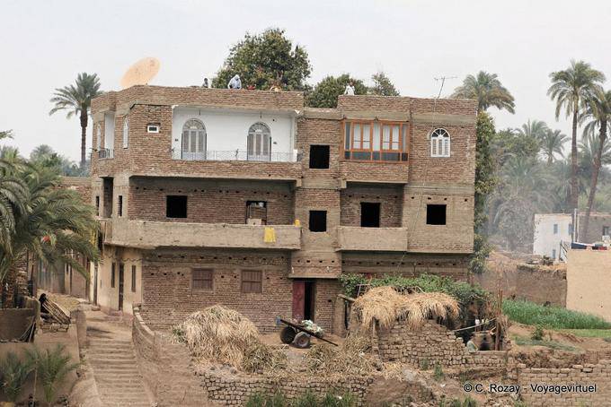 Casa in un villaggio nel Nilo a Luxor - Egitto