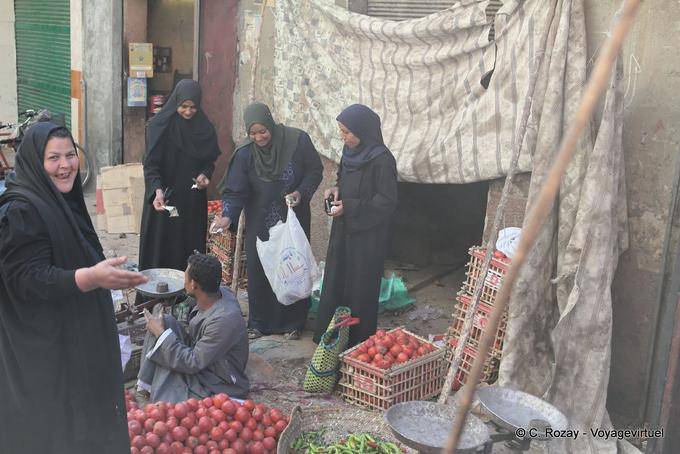 Scena di mercato, Luxor - Egitto