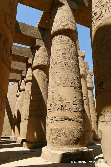 Lotiform Capital, tempio di Karnak - Egitto