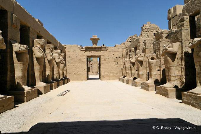 Tempio di Ramses III, Karnak - Egitto