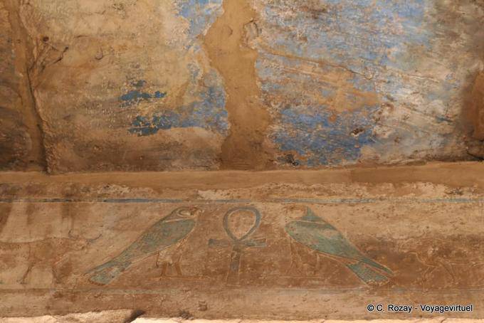 Falcons policromi Tempio di Karnak - Egitto