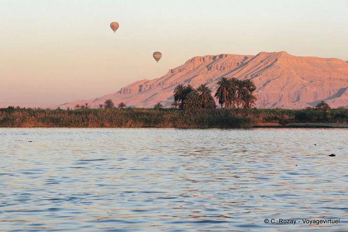 Volo in mongolfiera sul Nilo, Luxor - Egitto