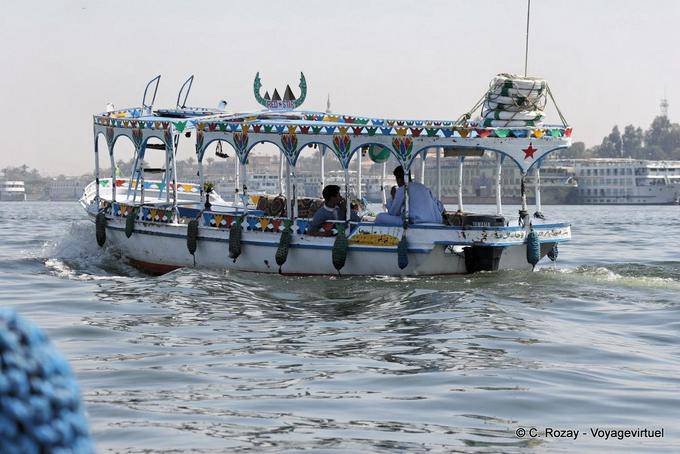 Turistiche in barca a vela sul Nilo, Luxor - Egitto