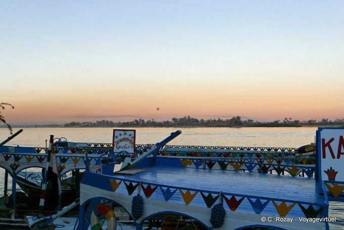 Alba sul Nilo, Luxor - Egitto
