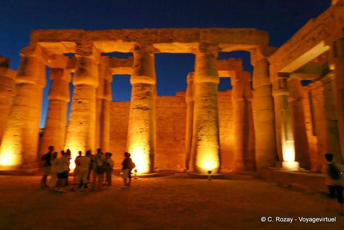 Notte Blur, Tempio di Luxor - Egitto