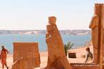 Stele e Horus al Lago Nasser, Abu Simbel, Egitto.