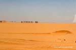 Mirage sulla strada per Abu Simbel, Egitto.
