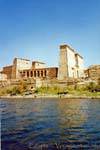 Il tempio di Iside, visto dal fiume, Philae, Egitto.