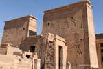 Il primo pilone del Tempio di Iside, Philae, Egitto.