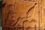 Bassorilievo raffigurante la dea Iside, Tempio di Philae, Egitto.