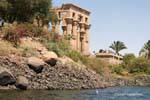 Philae, il Nilo e il chiosco di Traiano, Egitto.