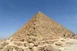 La piramide di Micerino, necropoli di Giza, Egitto.