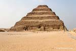 La parete sud della piramide di Djoser, Saqqara, Egitto.