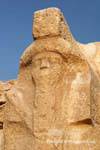 Head First colossi Osiride, Djoser, Saqqara, Egitto.