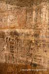 Rilievi sul muro del Santo dei Santi, il tempio di Edfu, Egitto.